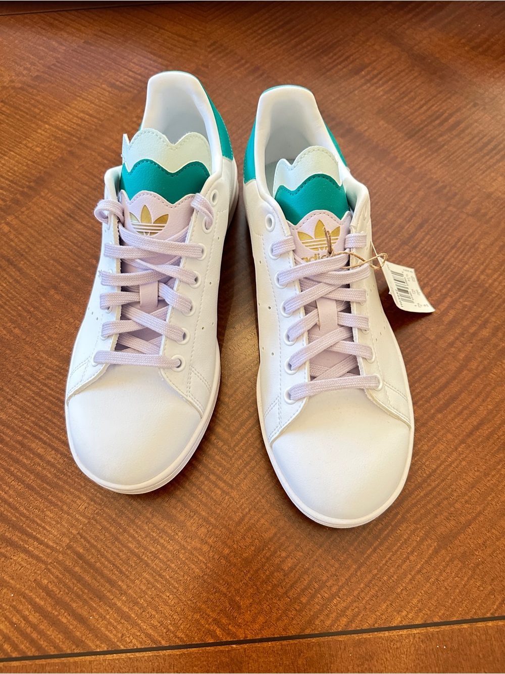 Adidas Originals Stan Smith Womens Sneakers, Size US9, White/Green